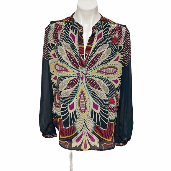 Anthropologie Tops - JT Collection Anthropologie  Abstract Blouse NWT